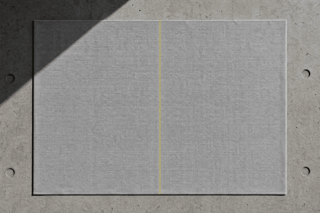 Two swatches of grey knit butted edge to edge, matched so closely that the join is barely visible